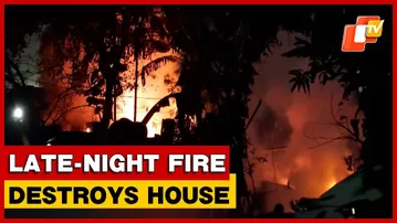 House Reduced To Ashes In Massive Fire In Paradip, No Casualties Reported | Odisha