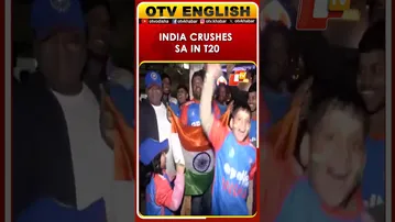 India Fans Celebrate INDvsSA T20 Win In Cuttack, Odisha | OTV
