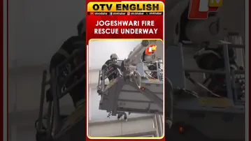 Firefighters Rescue People Trapped On Top Floor Of Burning Jogeshwari Building In Mumbai