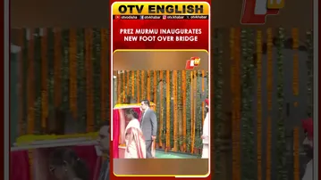 President Droupadi Murmu Inaugurates The New Foot Over Bridge On Rajpur Road | OTV