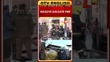 J&K: Fire Tenders Fight Massive Guest House Fire In Srinagar
