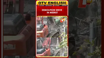 Illegal Shops Demolished in Meerut’s Central Market