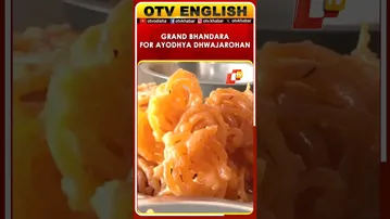 Ayodhya Dhwajarohan: Bhandara (Community Meal) Arranged For Police & Security Forces On Duty