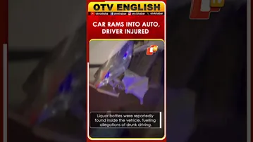 Car Rams Into Autorickshaw In Bhubaneswar, Driver Injured | Odisha