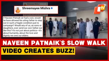 Viral Video Of Naveen Patnaik Walking Slowly Sparks Debate On His Health