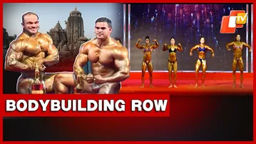 Female Bodybuilders In Event Near Bhubaneswar Lingaraj Temple Sparks Row