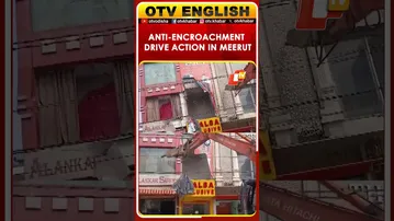 Meerut Administration Carries Out Anti-Encroachment Drive In Central Market Area