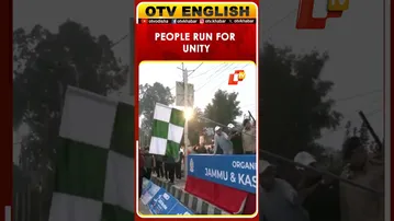 Jammu, J&K: People Run For Unity Marathon 2025 Organized By J&K Police