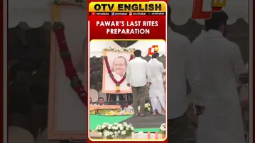 NCP Chief Ajit Pawar Funeral Prep After Fatal Baramati Crash