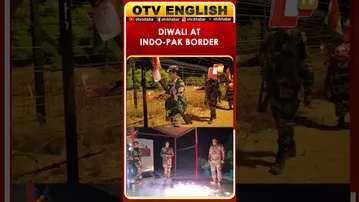 BSF Celebrates Diwali At Indo-Pak Border In Jaisalmer With Crackers And Lamps