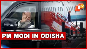 PM Modi Reaches Odisha's Jharsuguda, To Launch Projects Worth Over Rs 50,000 Cr