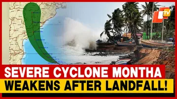 Severe Cyclonic Storm Montha Weakens Into Cyclonic Storm, Heavy Rain Continues In Andhra