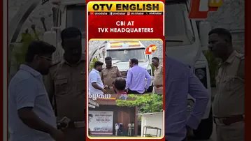 Chennai: CBI Officials Conduct Inquiry At TVK Headquarters In Connection With Karur Stampede | OTV