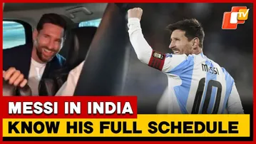 Messi’s Midnight Arrival Sparks Frenzy As GOAT India Tour Begins In Kolkata | OTV