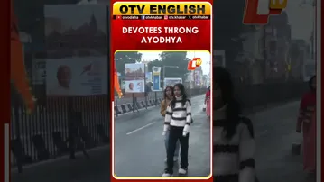 Devotees Gather In Ayodhya As PM Modi Set To Hoist Saffron Flag At Shri Ram Janmabhoomi Mandir