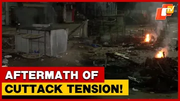 Aftermath Of Tensions That Flared In Cuttack Following A Clash Between Protesters & Police | OTV