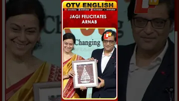 OTV Foresight 2026: MD Jagi Mangat Panda Felicitates Republic TV’s Editor-In-Chief Arnab Goswami