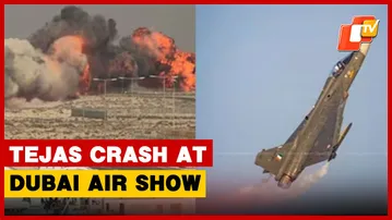 IAF Tejas Fighter Jet Crashes During Dubai Air Show Demo