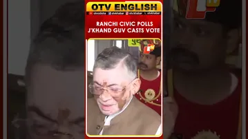 Jharkhand Governor Santosh Gangwar Casts Vote In