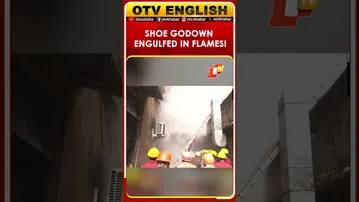 Fire Breaks Out At Shoe Godown In Kolkata, Firefighters Working To Douse Flames