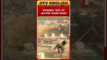 Chhath Ghat In Mayur Vihar Decked Up As Devotees Observe ‘Kharna’