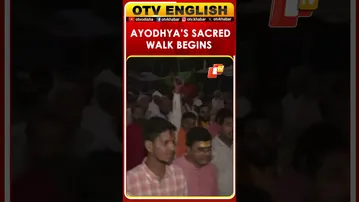 Morning Devotion In Ayodhya: Nirmohi Akhara Commences Sacred Ramkot Parikrama