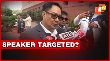 Rijiju Alleges Congress MPs Abused Lok Sabha Speaker Inside Chamber
