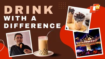 Visitors Relish Special Drink At Bali Yatra 2025