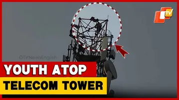 Odisha Youth Climbs Telecom Tower in Subarnapur, Triggers Tense Standoff