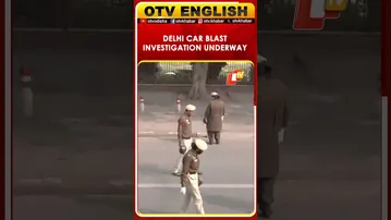 Delhi Police Personnel & Other Agencies Investigate Delhi Car Blast Near Red Fort
