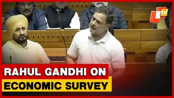 Lok Sabha LoP Rahul Gandhi On Economic Survey & Geopolitical Conflict