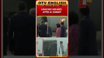 President Of Spain Pedro Sánchez Departs Delhi Airport After IndiaAIImpactSummit2026