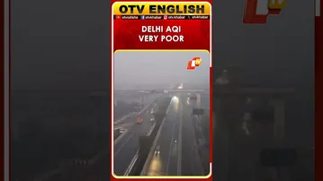 Drone Visuals Show Thick Smog In Delhi's Mayur Vihar At 7:05 AM, AQI 391