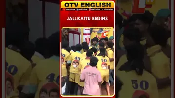 Jallikattu Competition Begins In Avaniyapuram, Madurai, Tamil Nadu