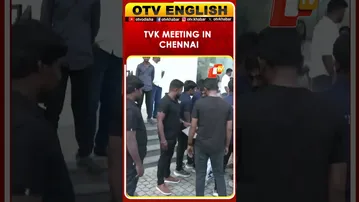 Tamil Nadu: Party Workers Assemble In Chennai Ahead Of TVK Special General Council Meeting