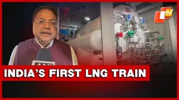Indian Railways Operates India's First LNG Powered Train In Ahmedabad
