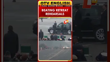 Delhi: Beating Retreat 2026 Rehearsals At Vijay Chowk #odishatv