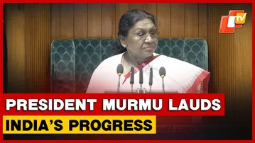 Droupadi Murmu Praises India’s Progress, Celebrates 150 Years Of Vande Mataram In Parliament Address