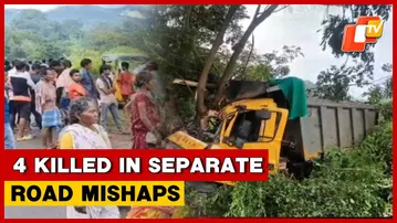4 Killed, 1 Critical In Separate Road Accidents In Koraput And Rayagada