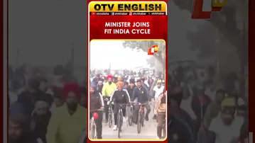 Mansukh Mandaviya Participates In FIT INDIA Sunday On Cycle In Delhi
