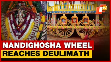 Puri Srimandir Donates Nandighosha Chariot Wheel To Kakatpur Deulimath I Odisha
