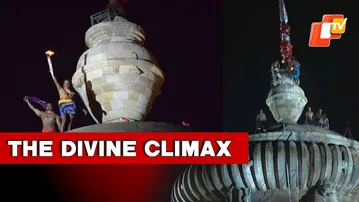 Mahadipa Raised At Lingaraj Temple, Devotees Conclude Day-Long Fast