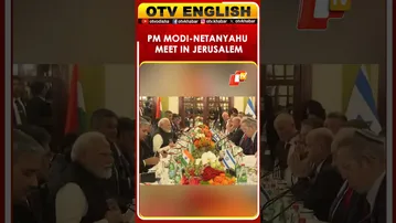 Modi And Netanyahu Hold Delegation Talks In Jerusalem