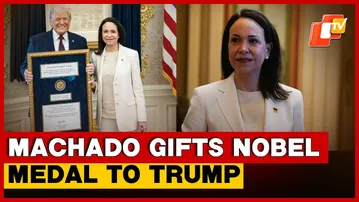 Why Venezuelan Opposition Maria Machado Presented Trump With Her Nobel Peace Prize Medal
