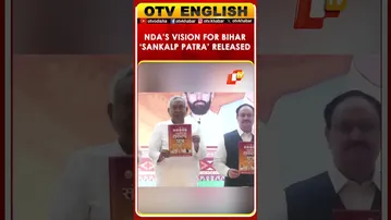 NDA Releases ‘Sankalp Patra’ For Bihar Elections 2025 In Patna