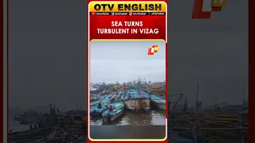 Cyclone Montha Impact: Fishing Boats Anchored In Visakhapatnam As Sea Turns Rough
