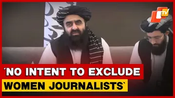 No Intent To Exclude Women Journalists, Says Afghan FM Muttaqi On Presser Row