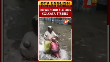 Streets Flooded Near Jadavpur University As Heavy Rain Batters Kolkata