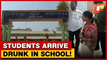 2 Class VII Students In Odisha Arrive In School Drunk & Fall Unconscious! | OTV