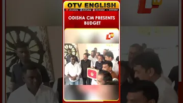 Odisha CM Mohan Charan Majhi Presents State Budget Outside Assembly